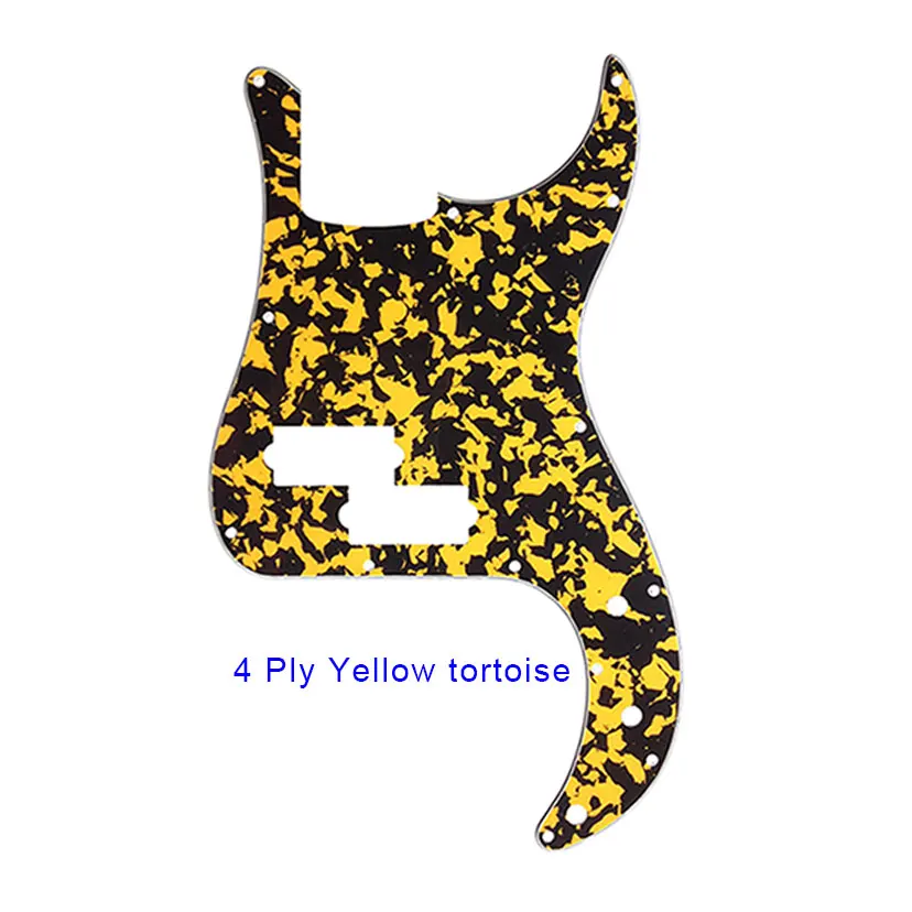 Пользовательские гитарные части, качественная электрическая гитара Pickguard-для США/Мехико Fd стандарт P бас Гитара Pickguard царапина пластина