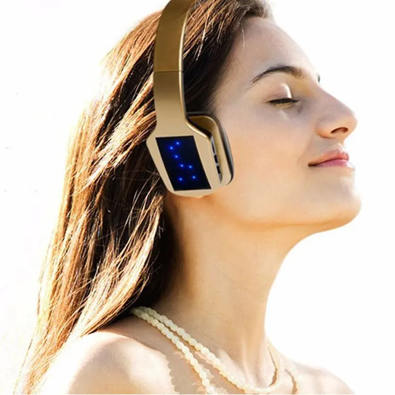 Беспроводные Bluetooth стереонаушники складные спортивные наушники игровая