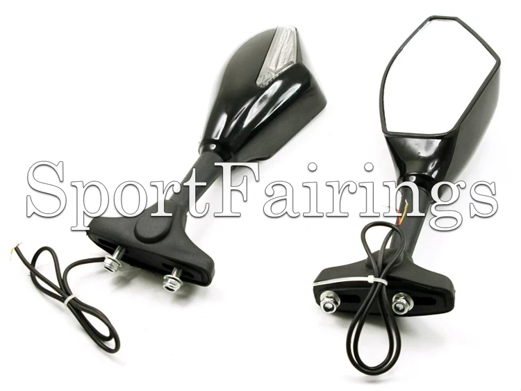 

Universal Gloss Black Rear View Side Motorcycles Mirrors Motorbike Parts New