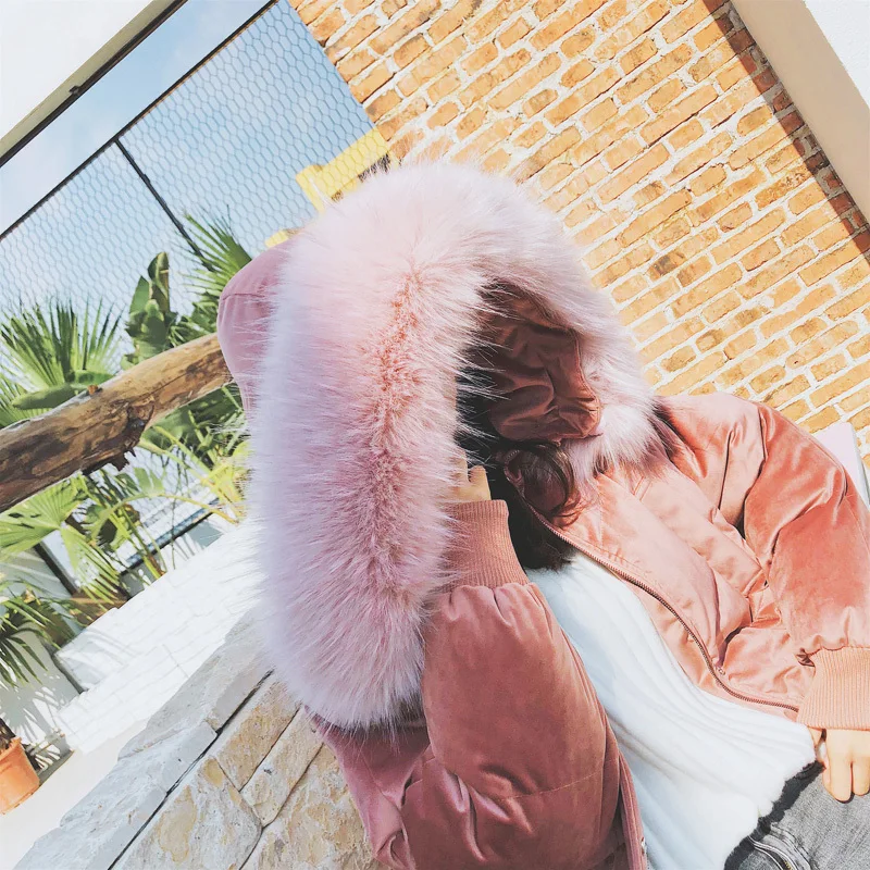 2018 золотые бархатные зимние пальто женская куртка для отдыха с капюшоном и