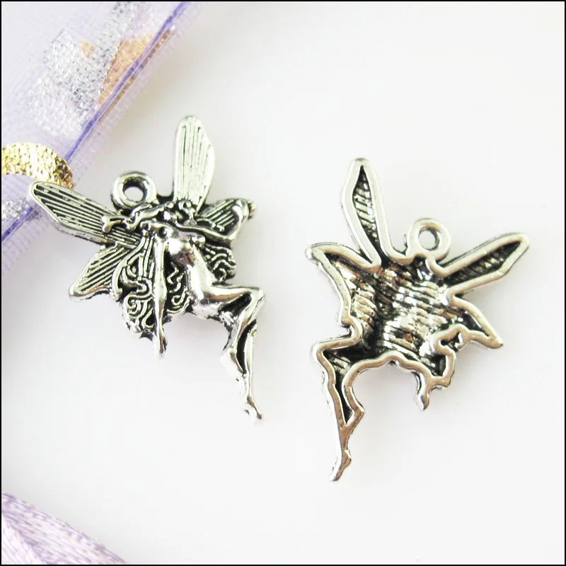 30 шт. подвески серебряного цвета 15 х21 мм