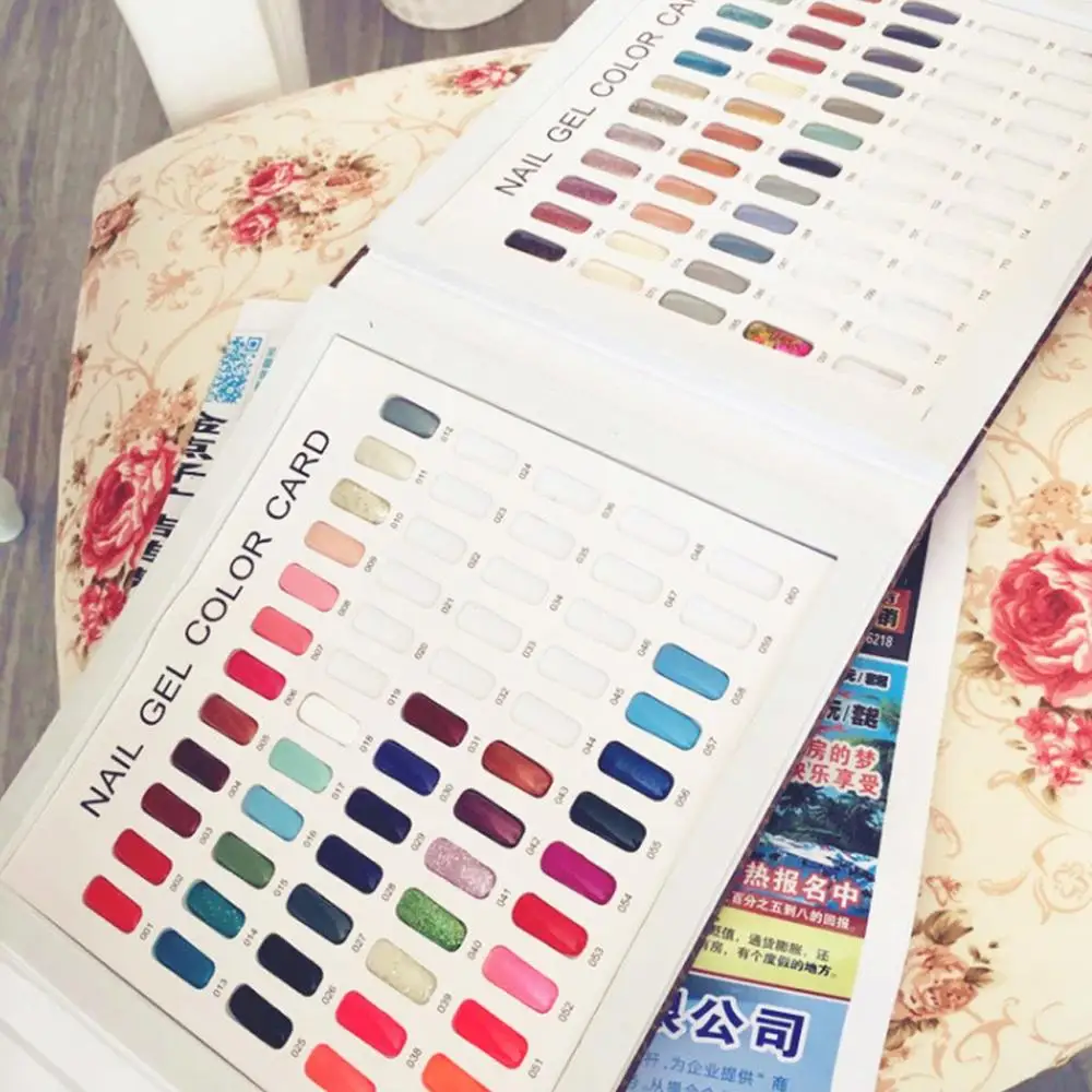 Гель лак для ногтей дисплей коробка 120 цвет модель магазин салон выделенная карта