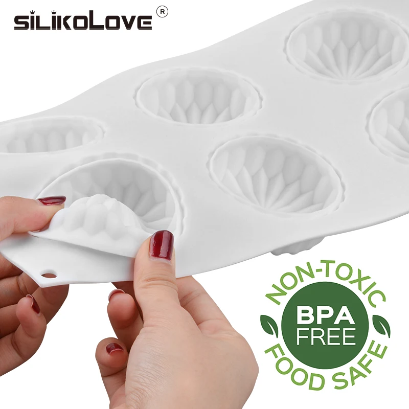 SILIKOLOVE 6cavity 3D Diy мусс силиконовые формы инструмент для декорирования тортов