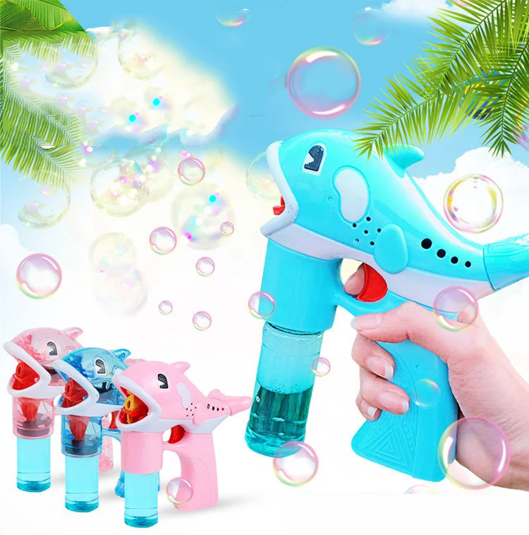Bubble Machine Toys Electricity Dolphin gun Fully automatic Music children | Игрушки и хобби
