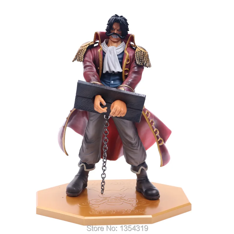 Одна деталь золото Roger гол D Roger Короля Пиратов MH DX Anime PVC Figure Ace отец, король бросков в корзину сверху Пираты Карибского моря коллекция игрушка в подарок модель