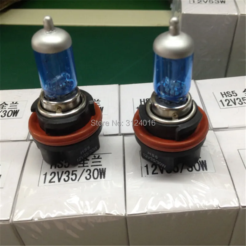 4 шт. X высококачественное синее стекло HS5 Супер белое галогенное 12 в 35 Вт лампочсветильник Honda PCX150 4 шт. X высококачественное синее стекло HS5 Супер белое галогенное 12 в 35 Вт лампочсветильник Honda PCX150