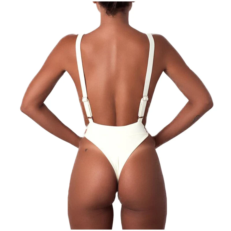 FS регулируемый ремень декольте Одна деталь купальник Для женщин Купальники для
