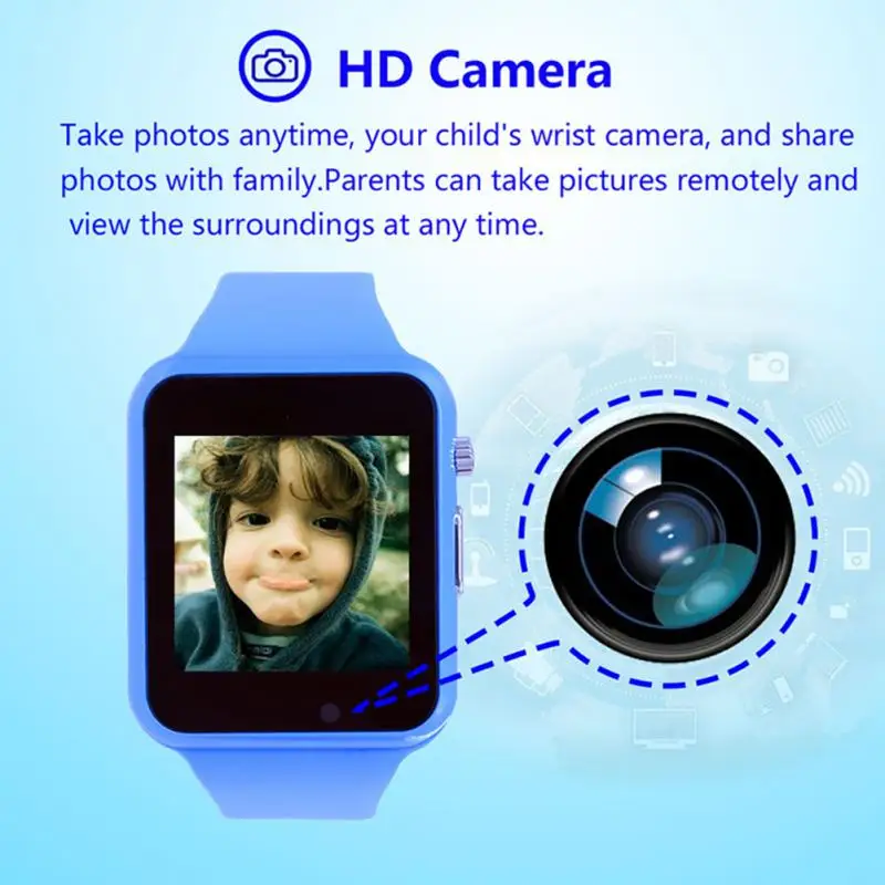 Смарт-часы W82 с сим-карты Камера Bluetooth Smartwatch анти-потерянный длинные