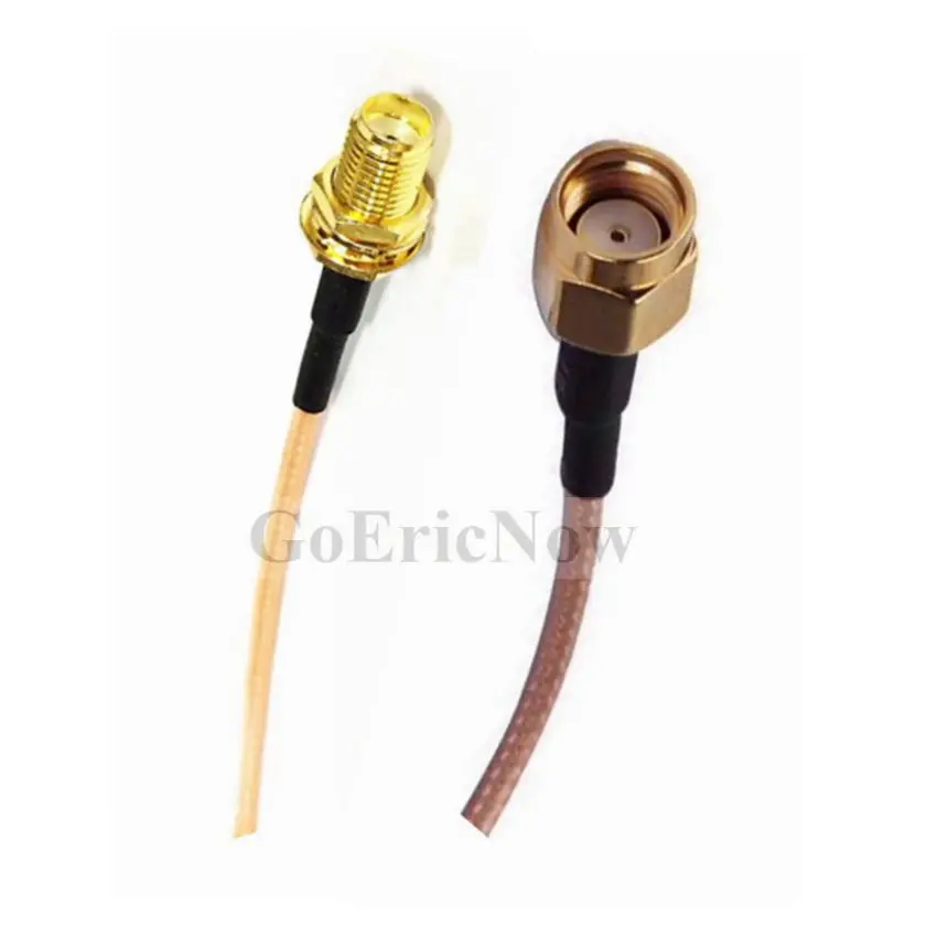 1 шт 15 футов RF коаксиальный RP-SMA/SMA штекер sma разъем удлинитель для головок соединительный кабель RG316 5 м разъем