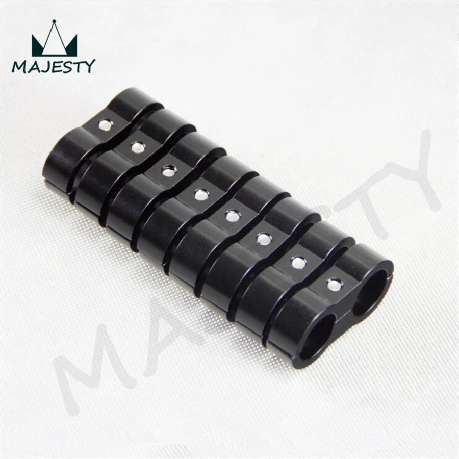 

Brand new 8PCS AN10 10AN 12 ID 23.8mm Billet Fuel Hose Blue Hose Separator Fittings Adapter size 14x8x8 black color