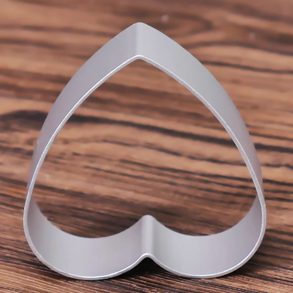 Рождественские кухонные инструменты в форме сердца из алюминиевого сплава Форма