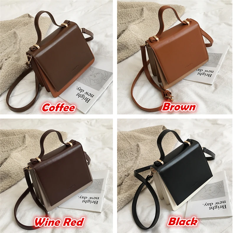 Burminsa Summer Unique Small Crossbody Bags For Girls Korean Style Trapezoidal Women Handbags Flap Shoulder Messenger Bags
