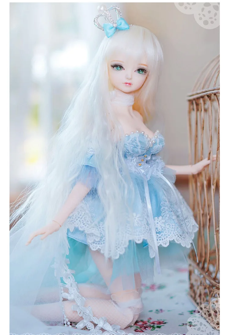 Fortune Days 1/4 MMGIRL BJD кукла для тела с макияжем reborn Girl eye новая мечта голубая принцесса куклы Изысканная Подарочная коробка игрушка