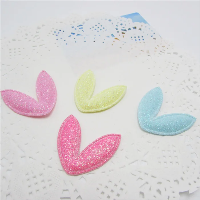 Аппликации разноцветные с блестками для украшения волос 40 шт./2x3 5 см | Дом и сад