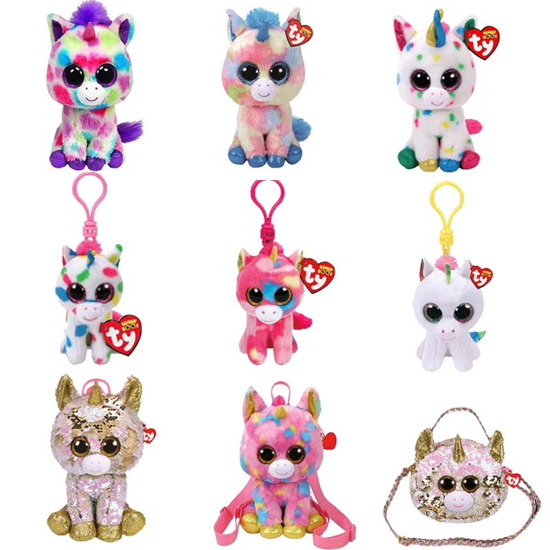 Плюшевая игрушка Ty Unicorn 15 см|plush toy doll|beanie boo unicornty beanie boos unicorn |