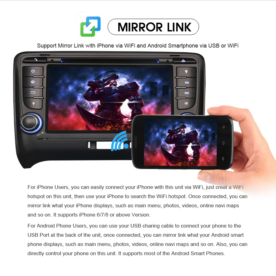 Octa core Android 8.0 DAB+ WiFi Radio RDS BT SD USB TPMS Car stereo GPS Sat Nav CD Bluetooth 4G DVD player For AUDI TT MK2 | Автомобили и