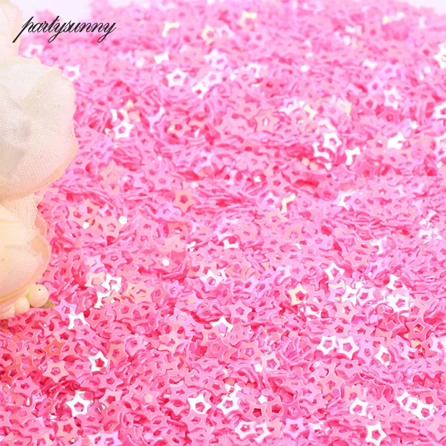 20 г розовый Diy Смешанные блестки он Книги по искусству Star Folwers ремесло материалы