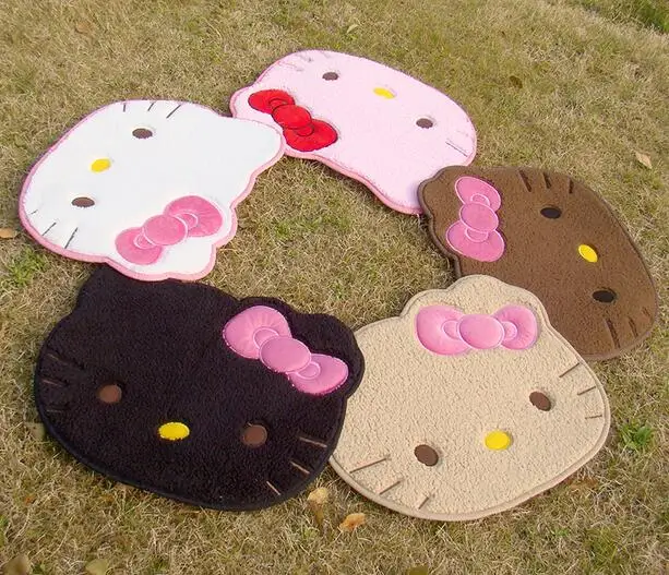 1 х милый Kawaii 50*60 см Hello Kitty коврик для двери мягкие лохматые ковры гостиной спальни