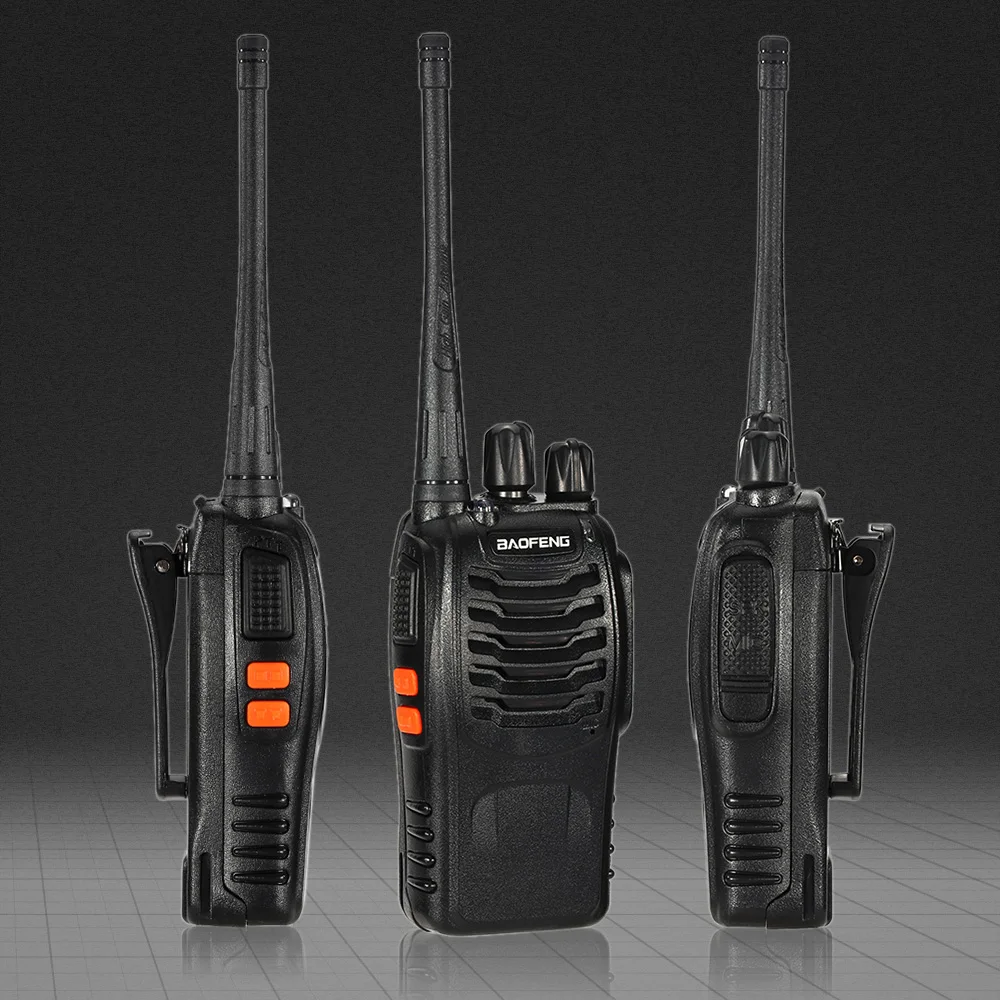 2 шт Baofeng BF-888S рация 5 Вт двухстороннее Радио bf 888s UHF 400-470MHz CB радио коммуникатор охотничья радиостанция