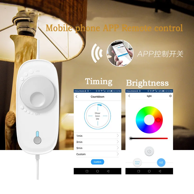 [Оригинал] смарт диммер Tonbux ABS световой модулятор wifi app соединением Умный Google Home
