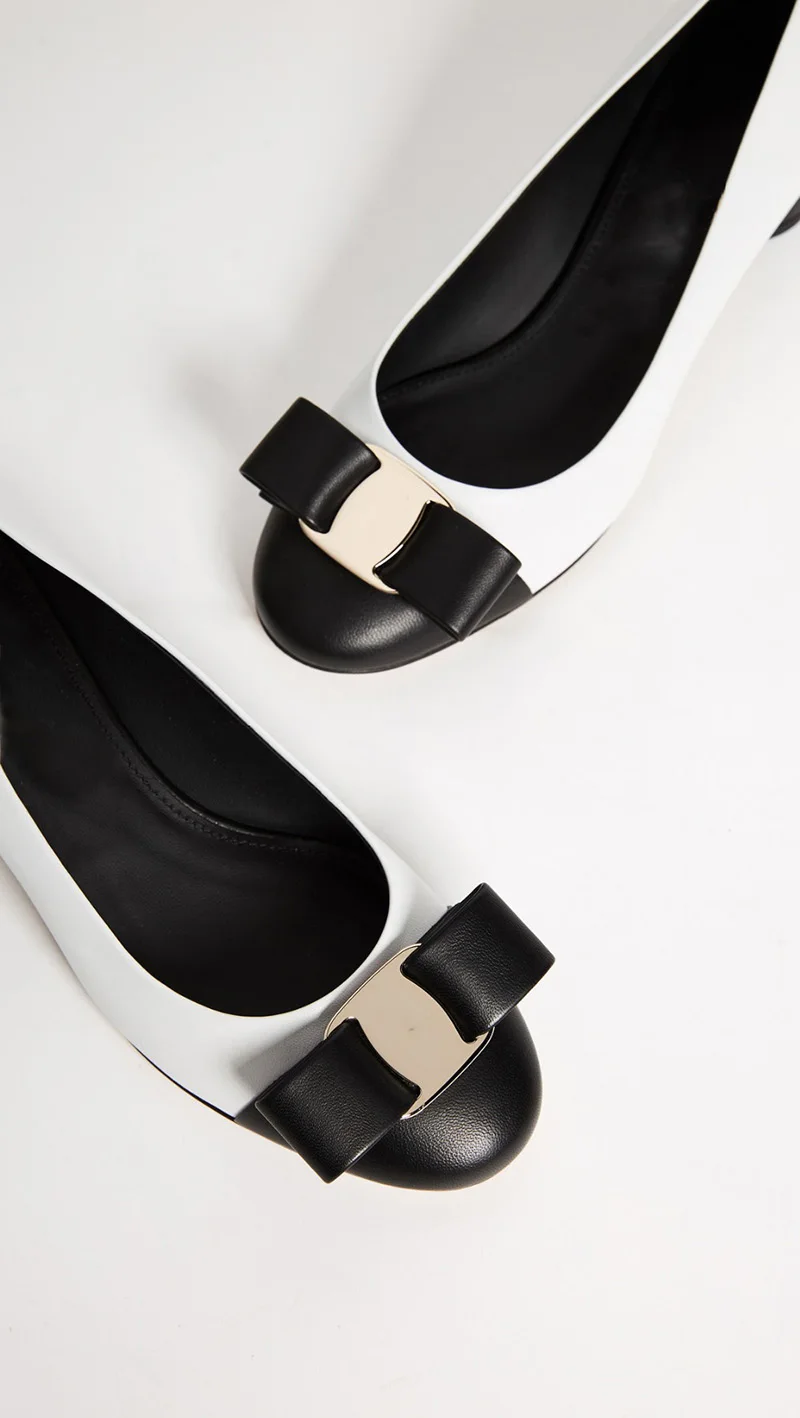 Женские туфли-лодочки на блочном каблуке с круглым носком без застежки | Обувь