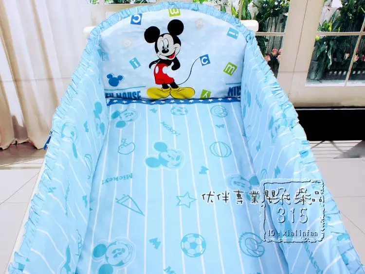 6 шт. мультяшное постельное белье детская люлька cama bebe детское одеяло комплект