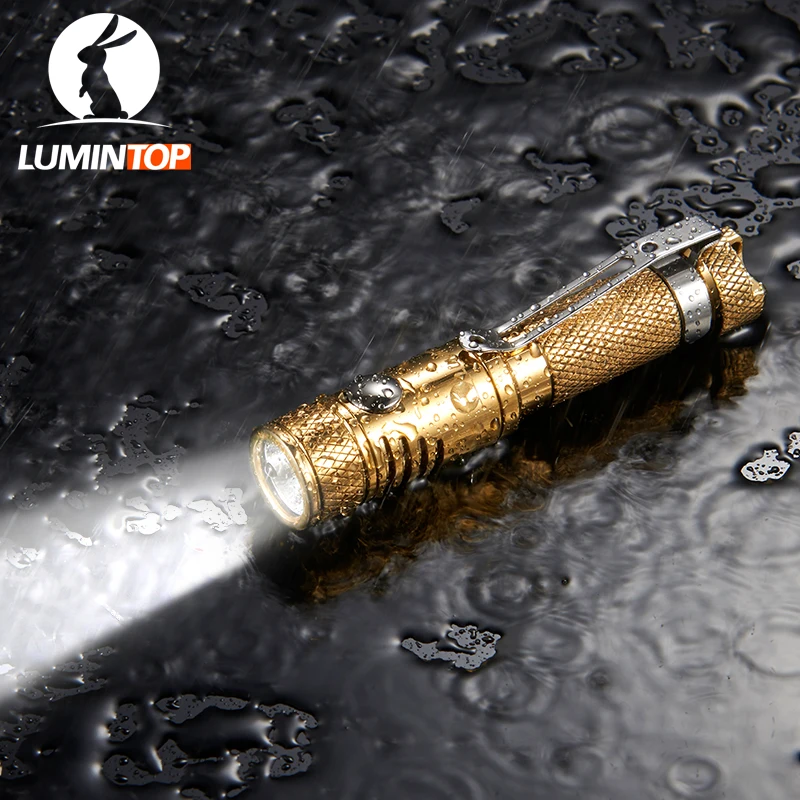 LUMINTOP EDC мини фонарик Ant латунь CREE XP G2 R5 светодио дный Максимальная 120 люмен AAA Тип