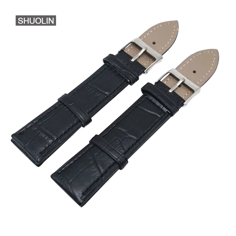 Ремешок для часов из натуральной кожи ремешок 20 мм новинка 2020 с искусственными и