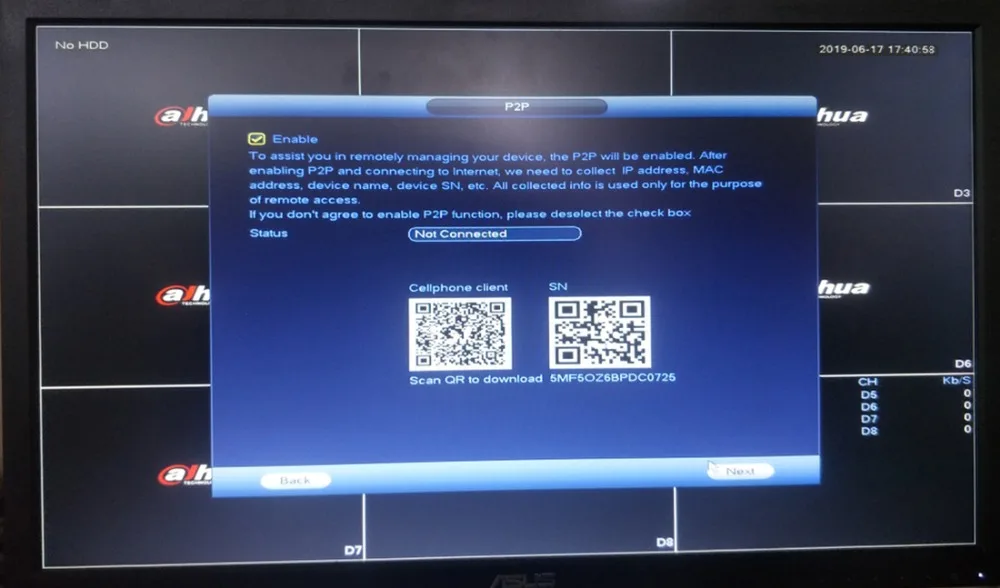 Dahua NVR 4K 8CH видео рекордер NVR5208-8P-4KS2 tripwire распознавание лица 8 POE 4K& H.265 до 12mP 3D AI поиск
