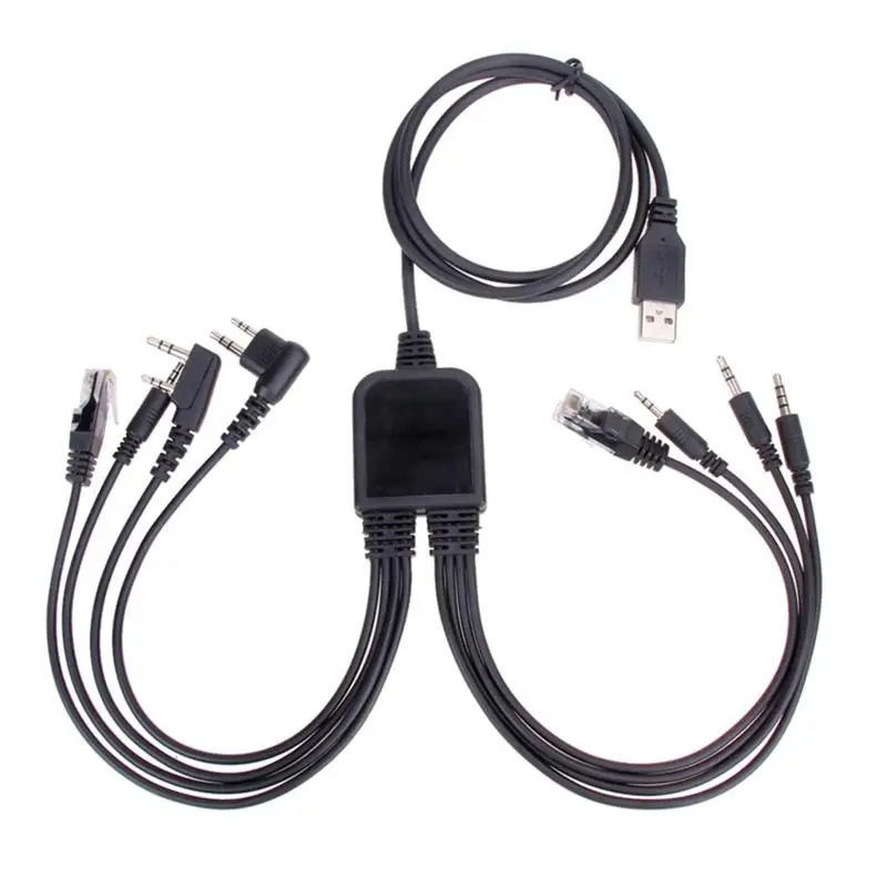EastVita C2102 чип 8 в 1 взаимный обмен данными между компьютером и периферийными устройствами Кабель для программирования с компакт-дисков для Baofeng и Motorola AXU4100 AXV5100 Kenwood TYT QYT радио FW1S r25