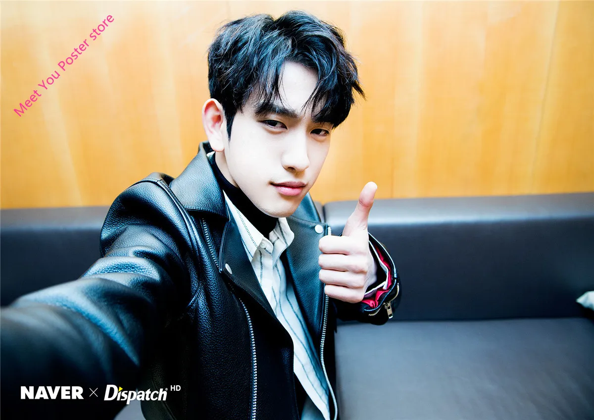 Популярные KPOP GOT7 постер музыкальной группы известной звезды Картины с белым покрытием получил 7 JinYoung Jr плакаты украшения для дома настенные Стикеры B5