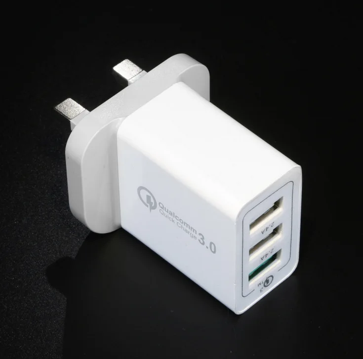 Сетевое зарядное устройство LVSUN QC3.0 с 3 USB портами 5 В 2 4 А|Зарядные устройства| |