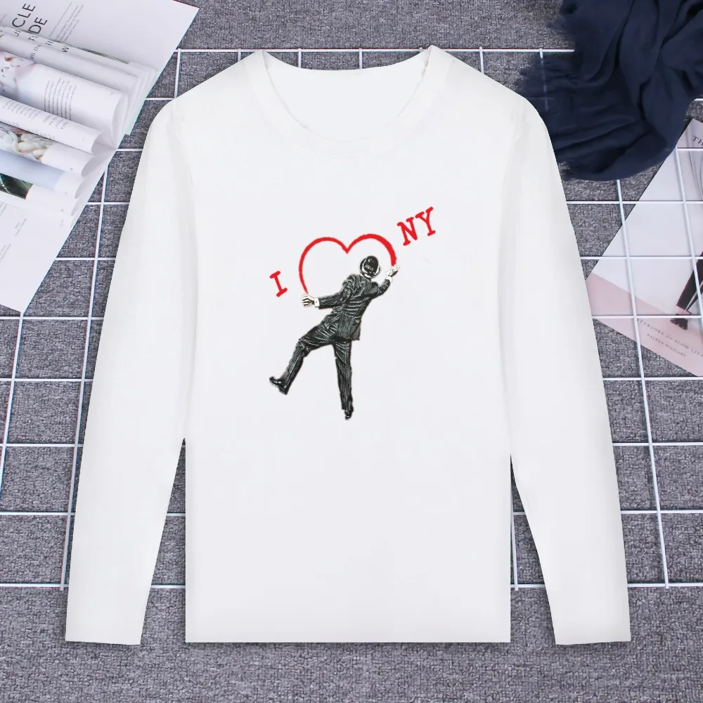 Бэнкси юмористический искусство Смешные изготовленная на заказ футболка из