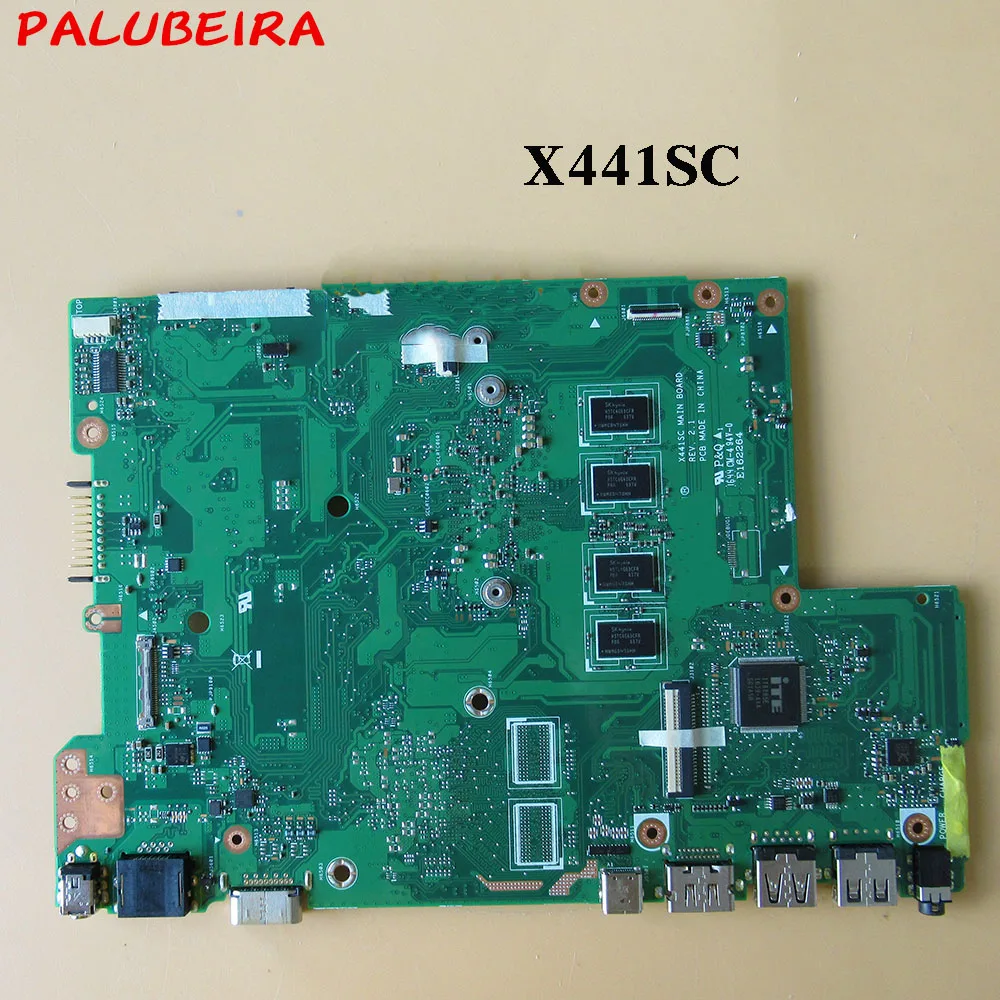 Материнская плата для ноутбуков ASUS X441SC X441S A441S X441SA REV 2 1 с тестом ЦПУ 100% ОК |