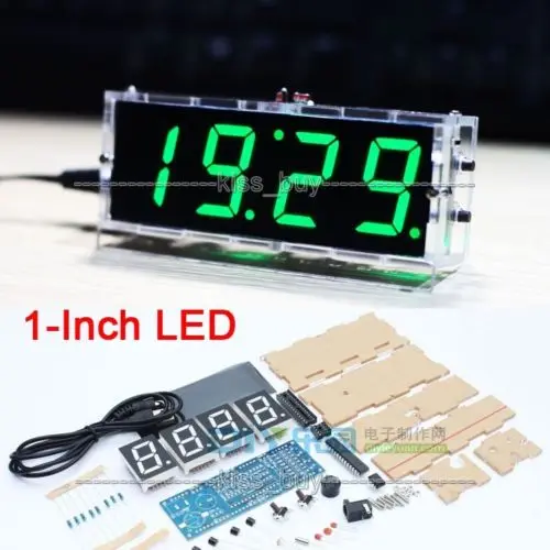 Электронные часы светодиодный Micro control ler цифровой таймер ЖК-дисплей светильник