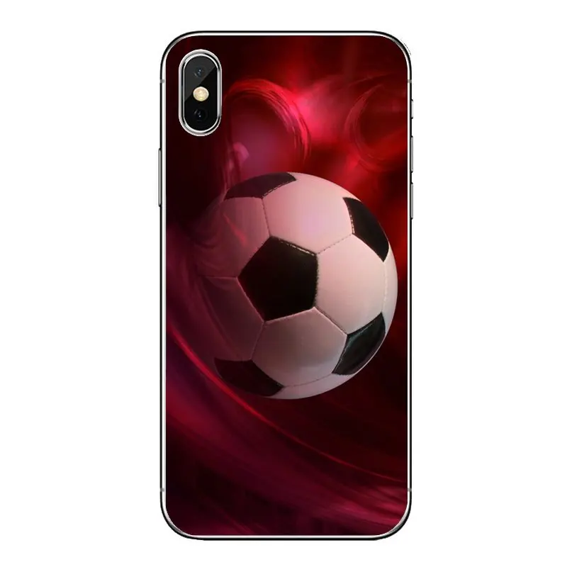 Для Huawei Honor 8 8C 8X 9 10 7A 7C Mate 20 Lite Pro P Smart Plus Спорт хобби Огонь Футбол мяч силиконовые