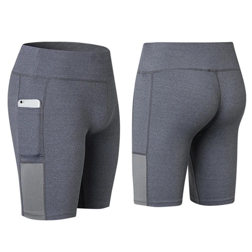 Женские фитнес модные Воздухопроницаемые быстросохнущие шорты для бега с