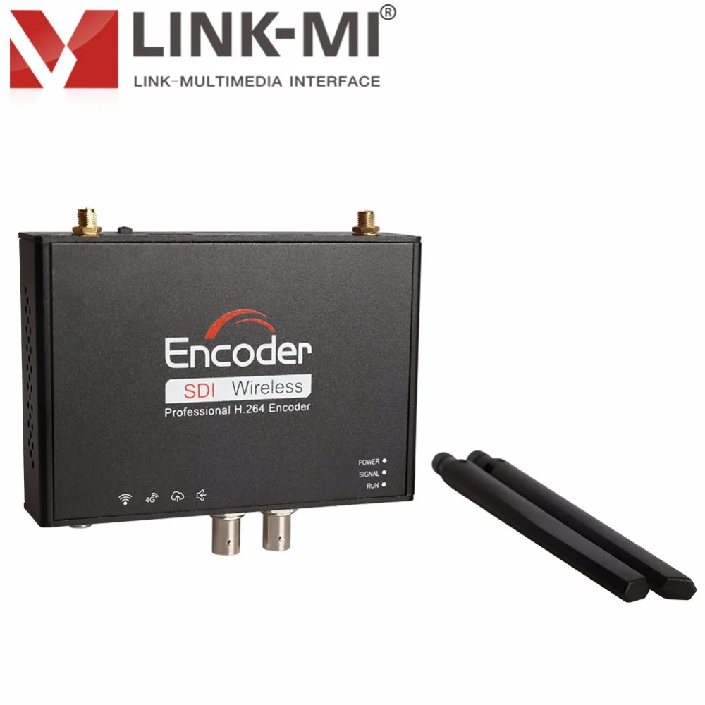 LINK MI ECG1 HD/3G SDI WIFI H.264 видеокодер Ethernet и внешний USB 4G LTE Dongle 2 4G/5 8G Двухдиапазонная Micro SD