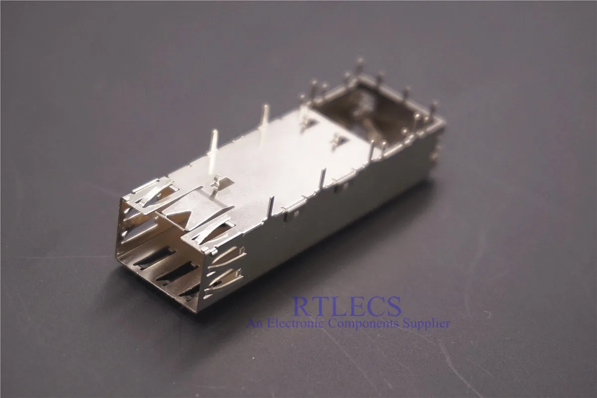 2 шт. SFP клетка 1x1 пресс Пригонка пайка на печатную монтажную плату под прямым