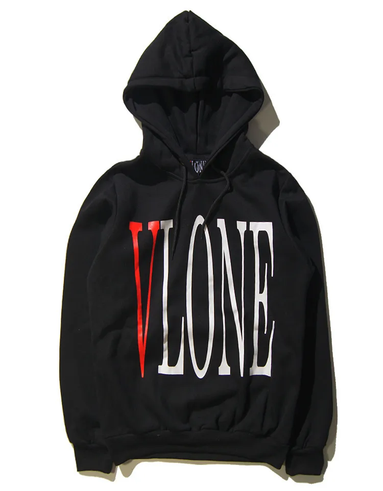 VLONE Капюшоном Толстовка Мужчины марка clothing хип хоп С уличная одежда harajuku