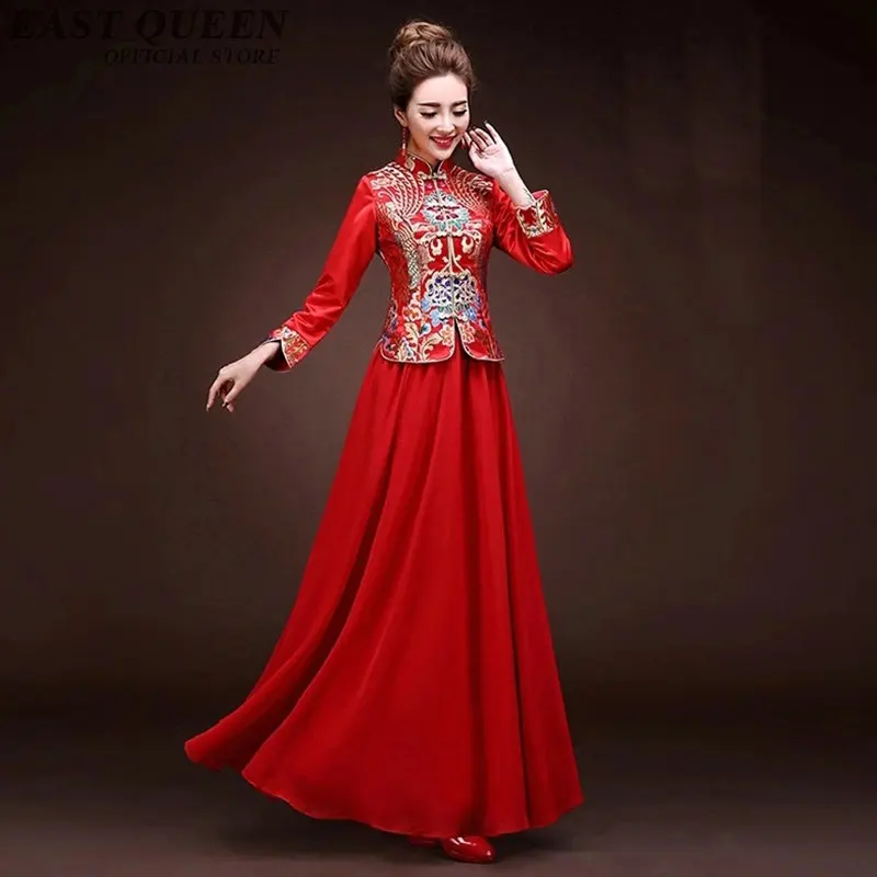 Вечерние китайское свадебное платье для вечеринки Cheongsam qipao китайское оригинальное платье китайская женская традиционная китайская одежда для женщин NN0943