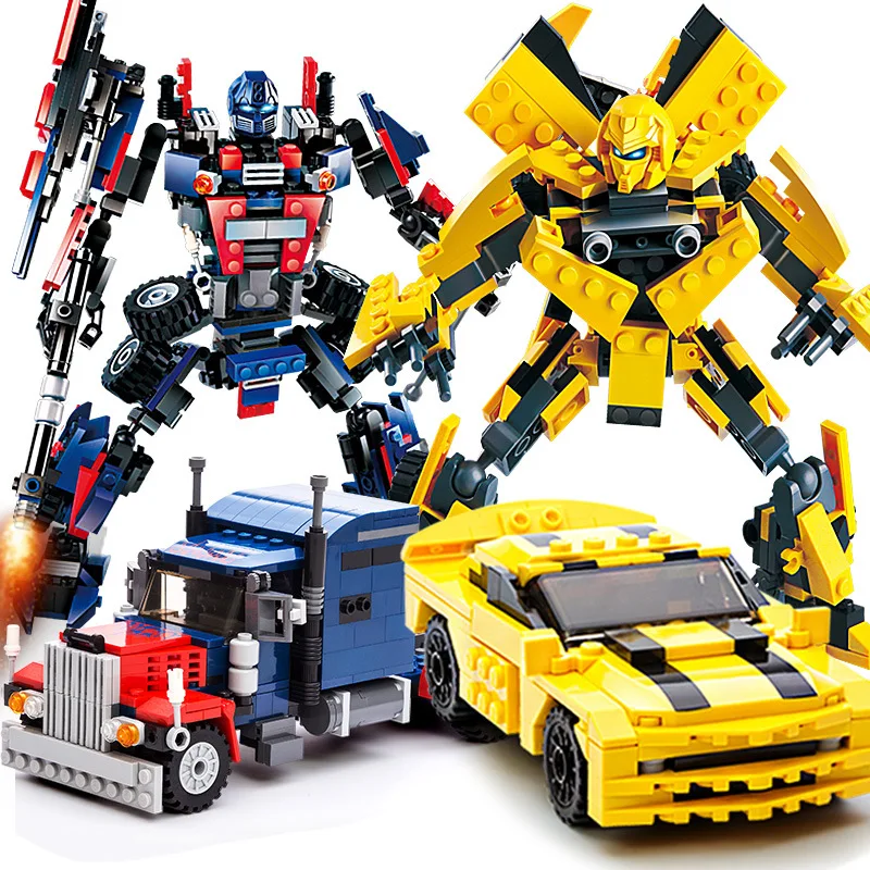 Новое поступление серии трансформации робот автомобиль спортивный детские Legoingly
