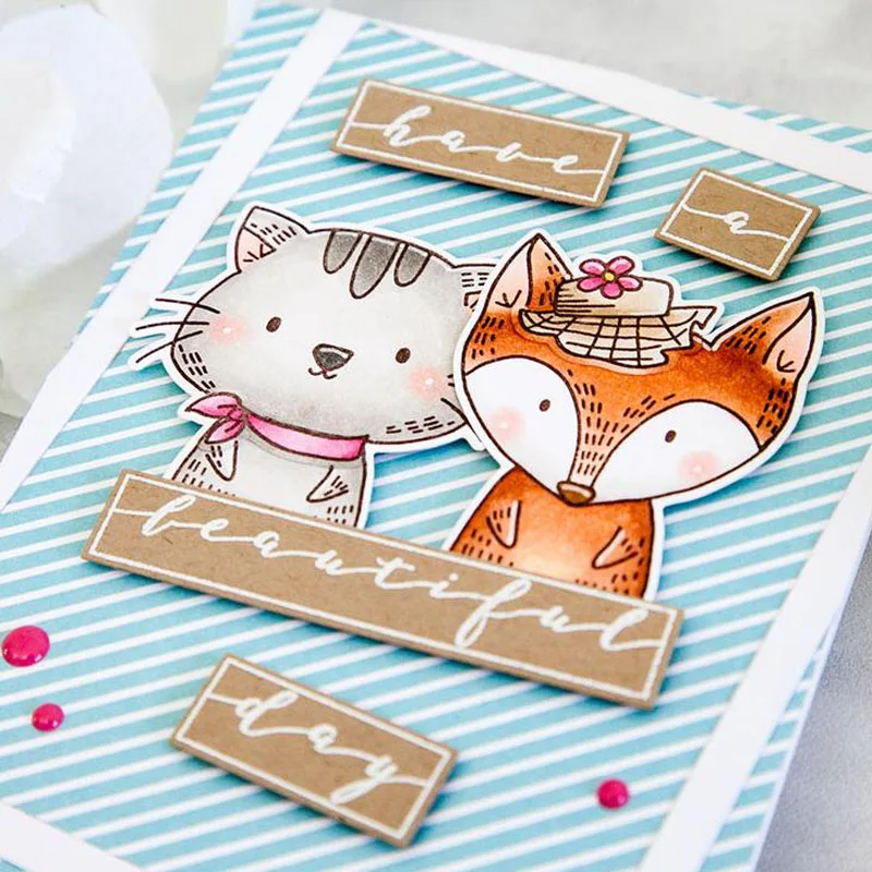 Happy Love Awesome прозрачные штампы DIY ремесленные товары, карточка альбома создание трафарет декор Скрапбукинг тиснение новые штампы