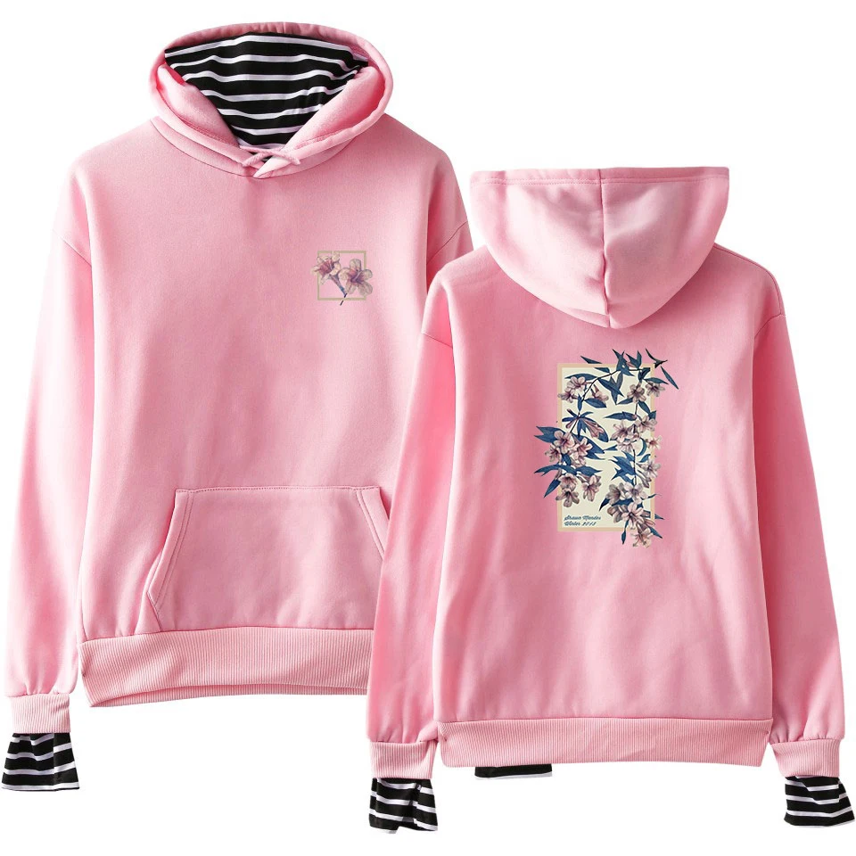 

Shawn Mendes Fashion Printed Fake Two Piece Hoodies Women Long Sleeve Hooded Sweatshirt Hot Sale Trendy Streetwear Clothes 2019