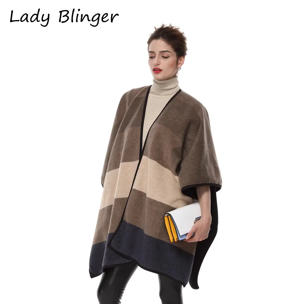 Lady blinger темно серого цвета коричневый широкий диапазон полосатая пеленка для