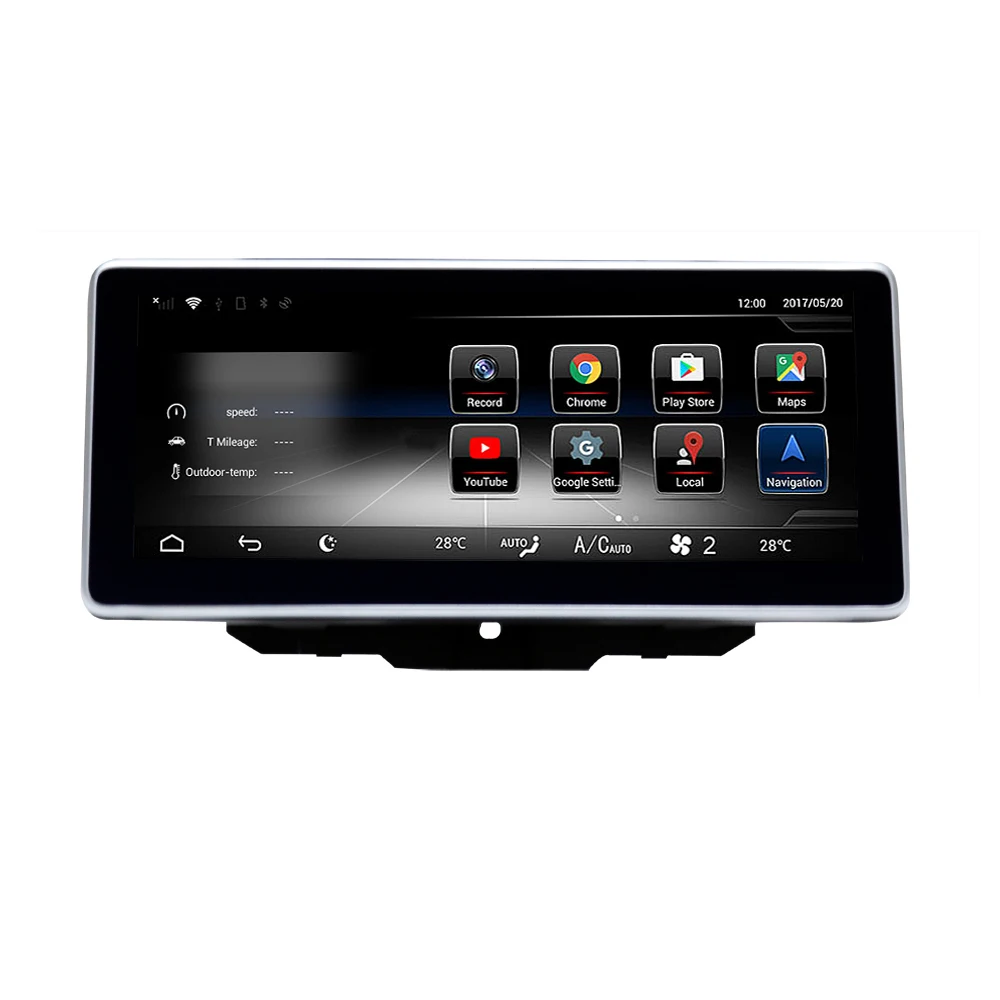8 ядерный Процессор 2 + 32G Мобильный DVR Android 10 25 дюймов Дисплей для Mercedes Benz B класс W246
