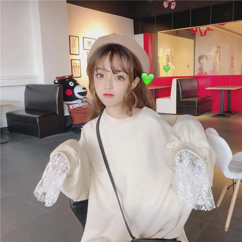 Комплект женский весна осень 2019 Новое кружевное платье с длинным разрезом