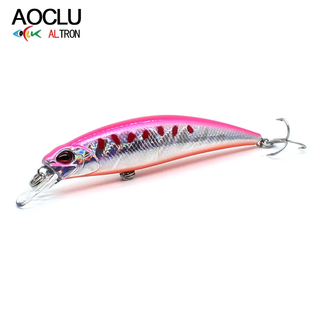 AOCLU воблеры 6 шт./лот Jerkbait цветов 7 см 10 г жесткая приманка маленькие приманки для