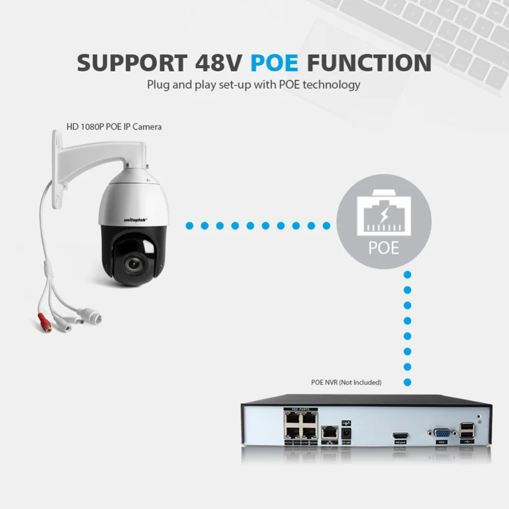 HD 1080P купольная IP камера PTZ наружная POE аудио H.265 ONVIF 30X зум Мини Высокоскоростная CCTV