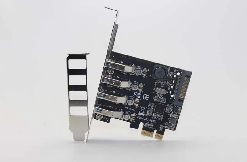 10 шт. USB 3 0 4 порта PCIE карта расширения PCI Express адаптер Pcie портовый с 15 Pin Sata разъем